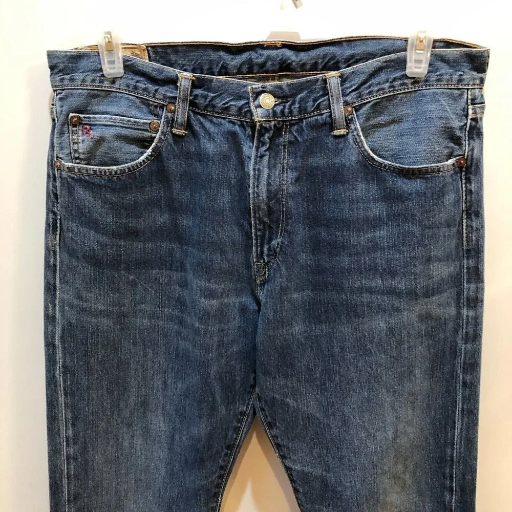 Polo Ralph Lauren Authentic DungareesMens  Straight Leg Jeans 36 x 36 (35)